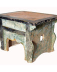 Chinese Ming Dynasty Petite Glazed Terracotta Bench from the 17th Century-5. Asian & Chinese Furniture, Art, Antiques, Vintage Home Décor for sale at FEA Home