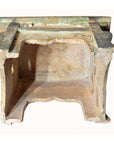 Chinese Ming Dynasty Petite Glazed Terracotta Bench from the 17th Century-8. Asian & Chinese Furniture, Art, Antiques, Vintage Home Décor for sale at FEA Home
