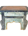 Chinese Ming Dynasty Petite Glazed Terracotta Bench from the 17th Century-1. Asian & Chinese Furniture, Art, Antiques, Vintage Home Décor for sale at FEA Home