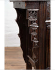 Chinese Ming Dynasty Style Butterfly Cabinet with Carved Spandrels and Doors-13. Asian & Chinese Furniture, Art, Antiques, Vintage Home Décor for sale at FEA Home