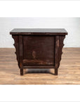 Chinese Ming Dynasty Style Butterfly Cabinet with Carved Spandrels and Doors-19. Asian & Chinese Furniture, Art, Antiques, Vintage Home Décor for sale at FEA Home