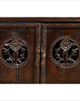 Chinese Ming Dynasty Style Butterfly Cabinet with Carved Spandrels and Doors-10. Asian & Chinese Furniture, Art, Antiques, Vintage Home Décor for sale at FEA Home