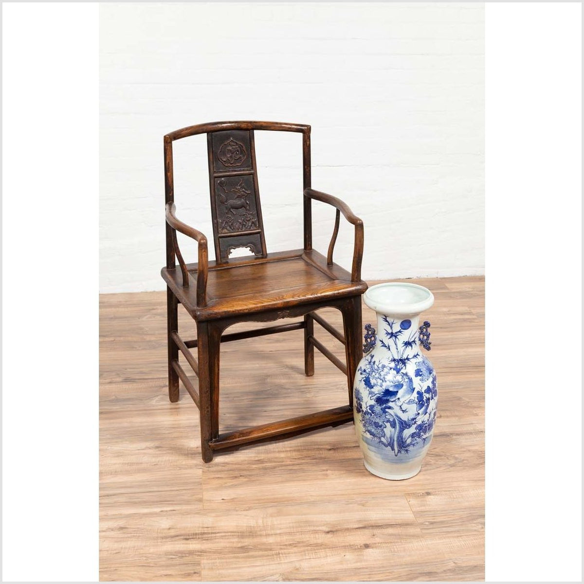Chinese Wedding Ming Dynasty Chair With Elmwood-3. Asian & Chinese Furniture, Art, Antiques, Vintage Home Décor for sale at FEA Home