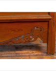 Chinese Ming Style Elm Wardrobe with Two Doors, Hidden Drawers and Carved Skirt-11. Asian & Chinese Furniture, Art, Antiques, Vintage Home Décor for sale at FEA Home