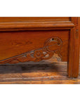 Chinese Ming Style Elm Wardrobe with Two Doors, Hidden Drawers and Carved Skirt-11. Asian & Chinese Furniture, Art, Antiques, Vintage Home Décor for sale at FEA Home