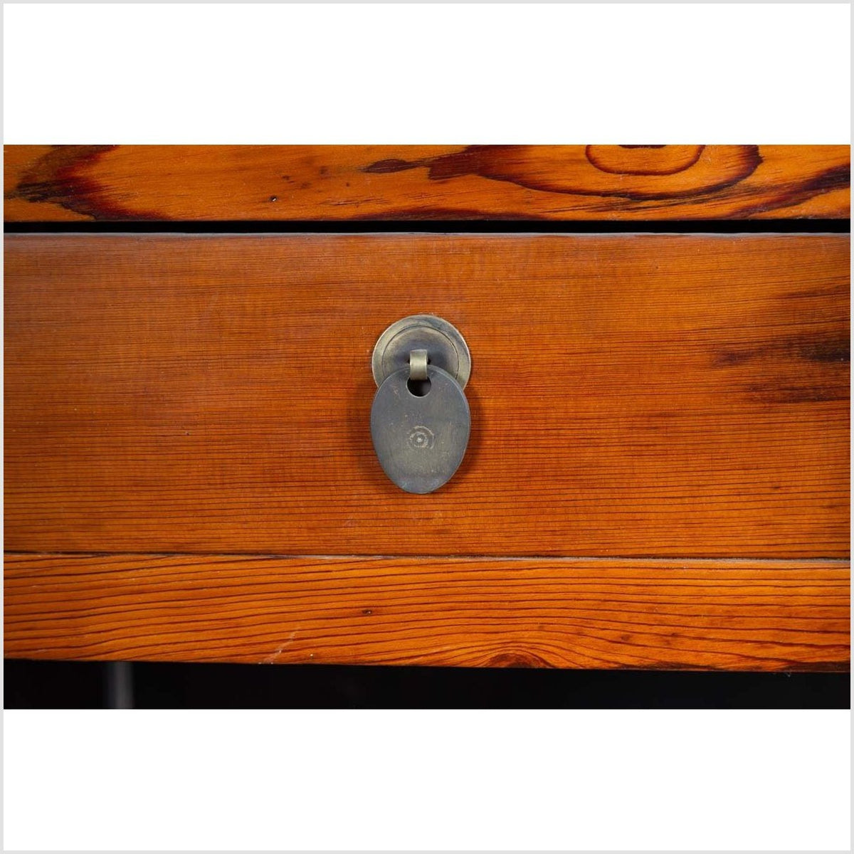 Chinese Ming Style Elm Wardrobe with Two Doors, Hidden Drawers and Carved Skirt-14. Asian & Chinese Furniture, Art, Antiques, Vintage Home Décor for sale at FEA Home