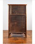 Chinese Ming Style Elm Wardrobe with Two Doors, Hidden Drawers and Carved Skirt-16. Asian & Chinese Furniture, Art, Antiques, Vintage Home Décor for sale at FEA Home