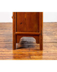 Chinese Ming Style Elm Wardrobe with Two Doors, Hidden Drawers and Carved Skirt-18. Asian & Chinese Furniture, Art, Antiques, Vintage Home Décor for sale at FEA Home