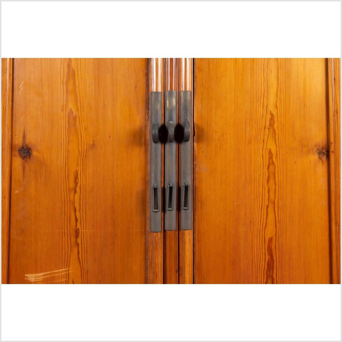 Chinese Ming Style Elm Wardrobe with Two Doors, Hidden Drawers and Carved Skirt-7. Asian & Chinese Furniture, Art, Antiques, Vintage Home Décor for sale at FEA Home