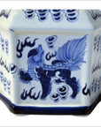 Chinese Painted Blue & White Bottle-3. Asian & Chinese Furniture, Art, Antiques, Vintage Home Décor for sale at FEA Home