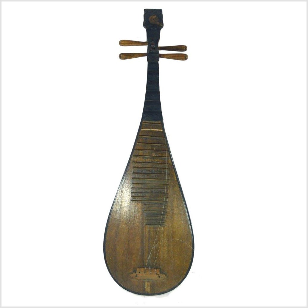 Chinese PiPa Lute-7. Asian & Chinese Furniture, Art, Antiques, Vintage Home Décor for sale at FEA Home