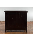 Chinese Qing Dynasty 19th Century Side Cabinet with Black and Brown Lacquer-10. Asian & Chinese Furniture, Art, Antiques, Vintage Home Décor for sale at FEA Home