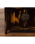 Chinese Qing Dynasty 19th Century Side Cabinet with Black and Brown Lacquer-20. Asian & Chinese Furniture, Art, Antiques, Vintage Home Décor for sale at FEA Home