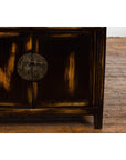 Chinese Qing Dynasty 19th Century Side Cabinet with Black and Brown Lacquer-6. Asian & Chinese Furniture, Art, Antiques, Vintage Home Décor for sale at FEA Home