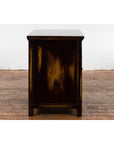 Chinese Qing Dynasty 19th Century Side Cabinet with Black and Brown Lacquer-9. Asian & Chinese Furniture, Art, Antiques, Vintage Home Décor for sale at FEA Home