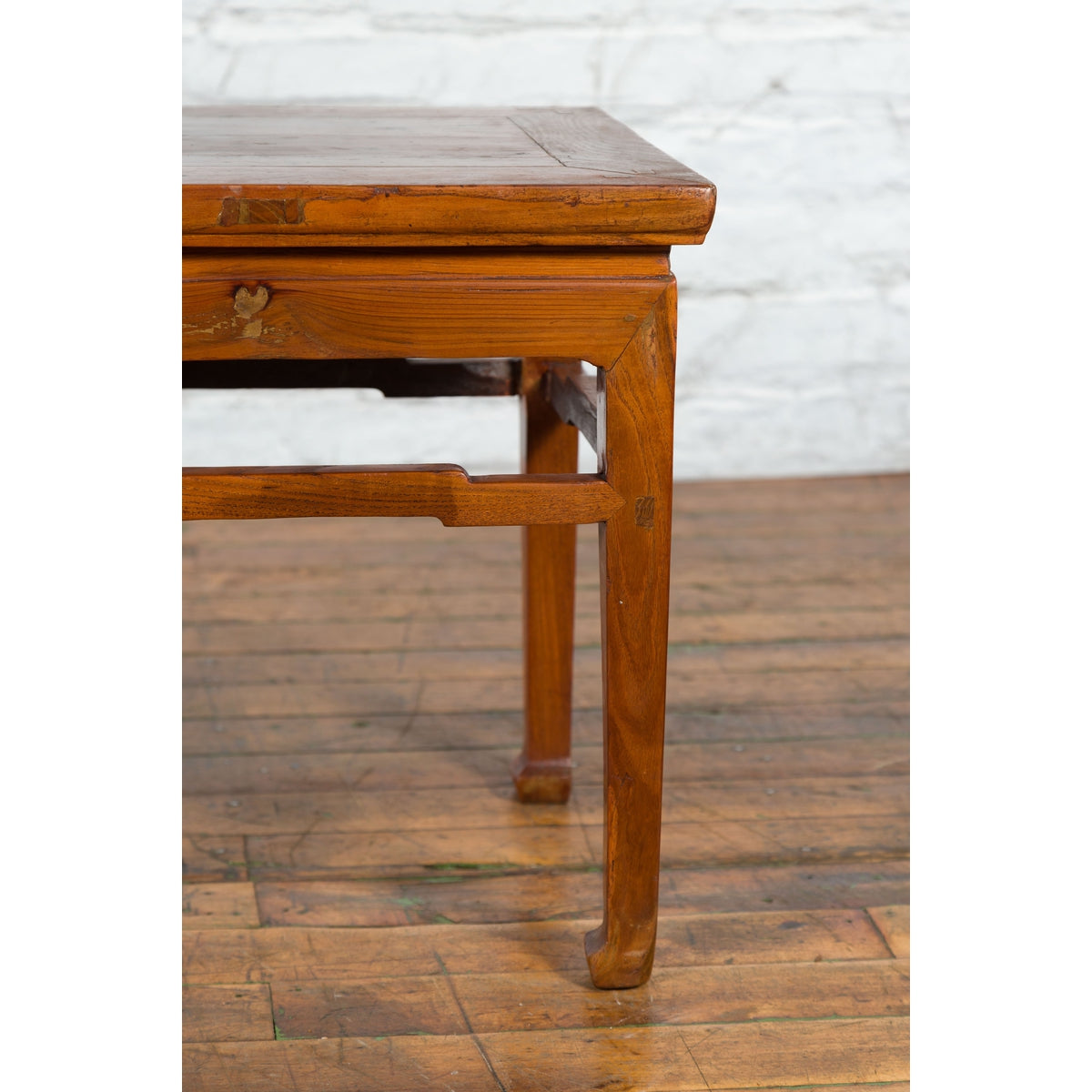 Chinese Qing Dynasty 19th Century Side Table with Humpback Stretchers-10. Asian & Chinese Furniture, Art, Antiques, Vintage Home Décor for sale at FEA Home