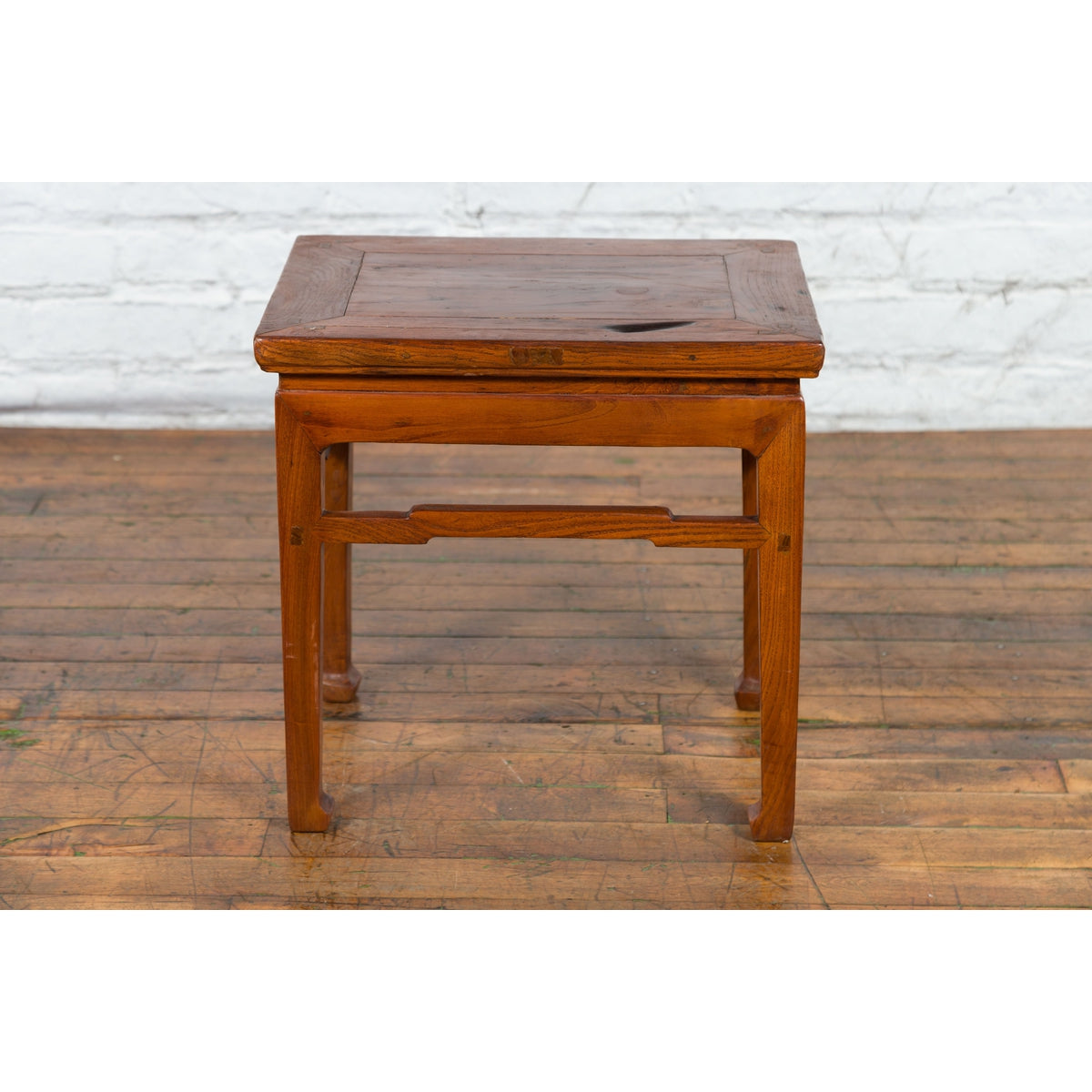 Chinese Qing Dynasty 19th Century Side Table with Humpback Stretchers-3. Asian & Chinese Furniture, Art, Antiques, Vintage Home Décor for sale at FEA Home