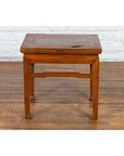 Chinese Qing Dynasty 19th Century Side Table with Humpback Stretchers-3. Asian & Chinese Furniture, Art, Antiques, Vintage Home Décor for sale at FEA Home