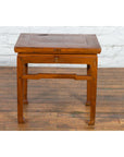 Chinese Qing Dynasty 19th Century Side Table with Humpback Stretchers-6. Asian & Chinese Furniture, Art, Antiques, Vintage Home Décor for sale at FEA Home