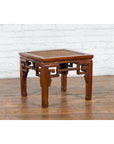 Chinese Qing Dynasty 19th Century Stool or Drinks Table with Woven Rattan Top-12. Asian & Chinese Furniture, Art, Antiques, Vintage Home Décor for sale at FEA Home