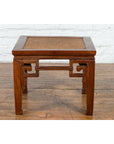 Chinese Qing Dynasty 19th Century Stool or Drinks Table with Woven Rattan Top-13. Asian & Chinese Furniture, Art, Antiques, Vintage Home Décor for sale at FEA Home