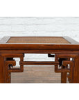 Chinese Qing Dynasty 19th Century Stool or Drinks Table with Woven Rattan Top-6. Asian & Chinese Furniture, Art, Antiques, Vintage Home Décor for sale at FEA Home