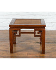 Chinese Qing Dynasty 19th Century Stool or Drinks Table with Woven Rattan Top-7. Asian & Chinese Furniture, Art, Antiques, Vintage Home Décor for sale at FEA Home