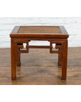 Chinese Qing Dynasty 19th Century Stool or Drinks Table with Woven Rattan Top-8. Asian & Chinese Furniture, Art, Antiques, Vintage Home Décor for sale at FEA Home