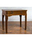 Chinese Qing Dynasty 19th Century Two-Drawer Desk with Bronze Butterfly Hardware-11. Asian & Chinese Furniture, Art, Antiques, Vintage Home Décor for sale at FEA Home