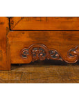 Chinese Qing Dynasty 19th Century Two-Toned Elm Cabinet with Burl Wood Accents-12. Asian & Chinese Furniture, Art, Antiques, Vintage Home Décor for sale at FEA Home