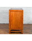 Chinese Qing Dynasty 19th Century Two-Toned Elm Cabinet with Burl Wood Accents-15. Asian & Chinese Furniture, Art, Antiques, Vintage Home Décor for sale at FEA Home