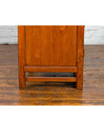 Chinese Qing Dynasty 19th Century Two-Toned Elm Cabinet with Burl Wood Accents-16. Asian & Chinese Furniture, Art, Antiques, Vintage Home Décor for sale at FEA Home