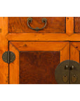 Chinese Qing Dynasty 19th Century Two-Toned Elm Cabinet with Burl Wood Accents-4. Asian & Chinese Furniture, Art, Antiques, Vintage Home Décor for sale at FEA Home