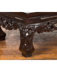 Chinese Qing Dynasty Low Kang Coffee Table with Carved Apron and Dark Lacquer-8. Asian & Chinese Furniture, Art, Antiques, Vintage Home Décor for sale at FEA Home