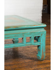 Low Kang Coffee Table with Custom Aqua Teal Lacquer-11. Asian & Chinese Furniture, Art, Antiques, Vintage Home Décor for sale at FEA Home