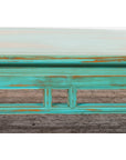 Low Kang Coffee Table with Custom Aqua Teal Lacquer-12. Asian & Chinese Furniture, Art, Antiques, Vintage Home Décor for sale at FEA Home