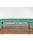 Low Kang Coffee Table with Custom Aqua Teal Lacquer-16. Asian & Chinese Furniture, Art, Antiques, Vintage Home Décor for sale at FEA Home
