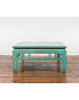 Low Kang Coffee Table with Custom Aqua Teal Lacquer-18. Asian & Chinese Furniture, Art, Antiques, Vintage Home Décor for sale at FEA Home