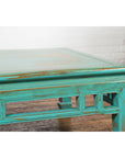 Low Kang Coffee Table with Custom Aqua Teal Lacquer-6. Asian & Chinese Furniture, Art, Antiques, Vintage Home Décor for sale at FEA Home