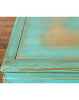 Low Kang Coffee Table with Custom Aqua Teal Lacquer-7. Asian & Chinese Furniture, Art, Antiques, Vintage Home Décor for sale at FEA Home