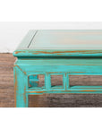 Low Kang Coffee Table with Custom Aqua Teal Lacquer-10. Asian & Chinese Furniture, Art, Antiques, Vintage Home Décor for sale at FEA Home