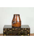 Chinese Qing Dynasty Period 19th Century Pear-Shaped Wooden Grain Basket-7. Asian & Chinese Furniture, Art, Antiques, Vintage Home Décor for sale at FEA Home