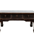 Chinese Qing Dynasty Period Brown Lacquered Coffee Table with Original Finish-1. Asian & Chinese Furniture, Art, Antiques, Vintage Home Décor for sale at FEA Home