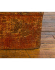 Chinese Qing Dynasty Period Lacquered Leather Trunk with Distressed Patina-17. Asian & Chinese Furniture, Art, Antiques, Vintage Home Décor for sale at FEA Home