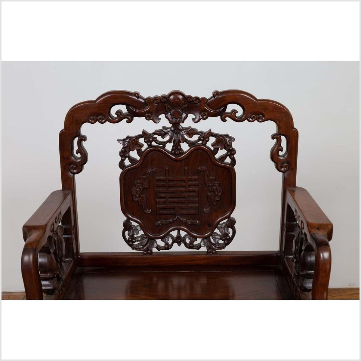 19th Century Chinese Rosewood Chair-5. Asian & Chinese Furniture, Art, Antiques, Vintage Home Décor for sale at FEA Home