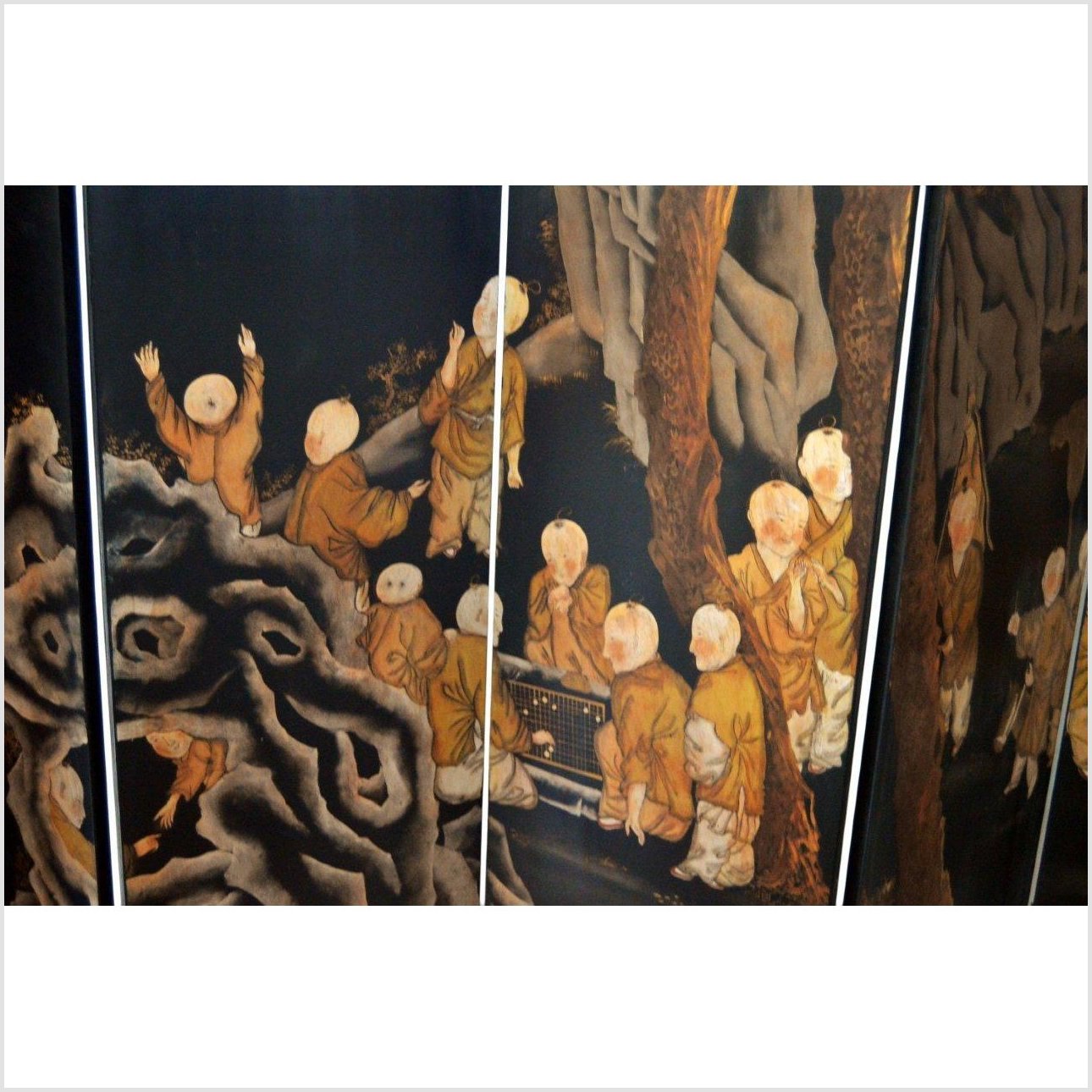 Chinese Screen-11. Asian & Chinese Furniture, Art, Antiques, Vintage Home Décor for sale at FEA Home