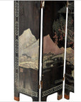 Chinese 6- Panel Ping Feng-5. Asian & Chinese Furniture, Art, Antiques, Vintage Home Décor for sale at FEA Home