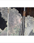 Chinese 6- Panel Ping Feng-7. Asian & Chinese Furniture, Art, Antiques, Vintage Home Décor for sale at FEA Home