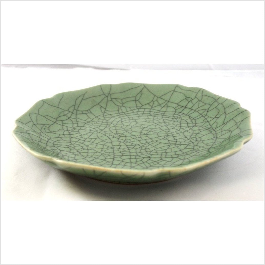 Chinese Vintage Celadon Plate/Bowl-3. Asian & Chinese Furniture, Art, Antiques, Vintage Home Décor for sale at FEA Home