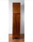 Chinese Vintage Elm Compound Two-Part Wedding Wardrobe with Doors and Drawers-11. Asian & Chinese Furniture, Art, Antiques, Vintage Home Décor for sale at FEA Home
